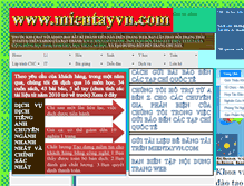 Tablet Screenshot of mientayvn.com